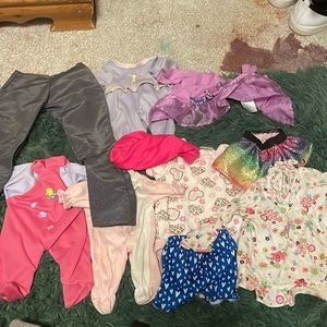 Baby clothes different sizes